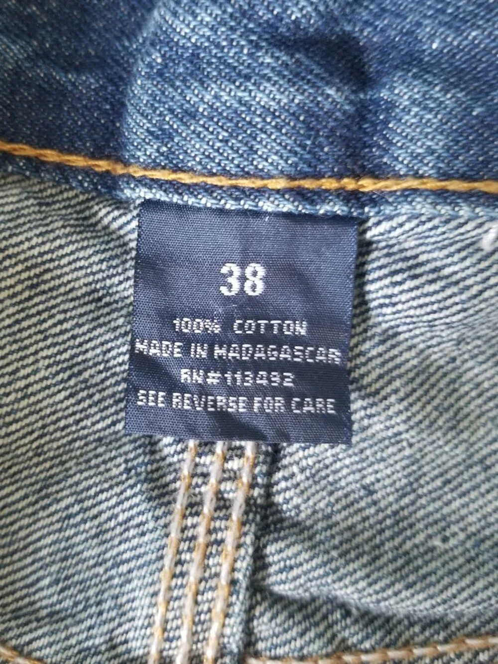 RK Brand Cargo Blue Jean Shorts Men's 38